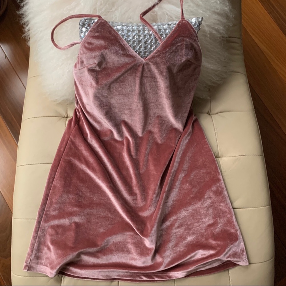 Blush Velvet dress by SEEK the label